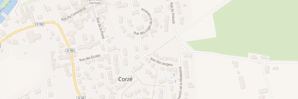 Plan du 1 Rue de la Saboterie à Corzé