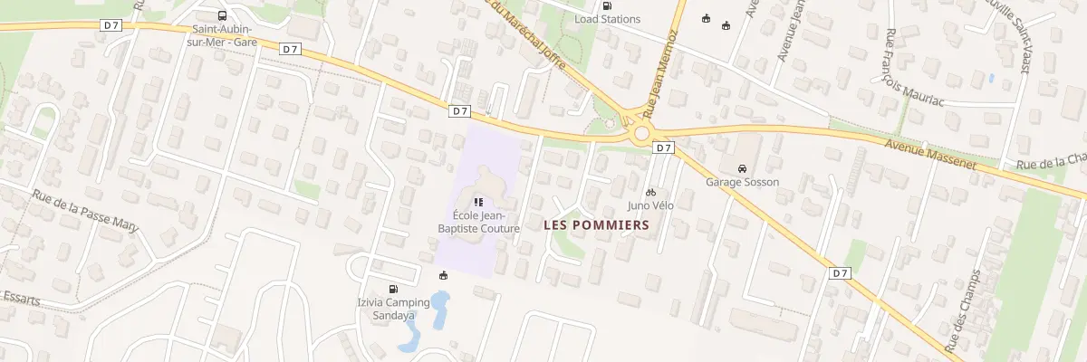 Plan du 6 Rue des Pommiers à Saint-Aubin-sur-Mer