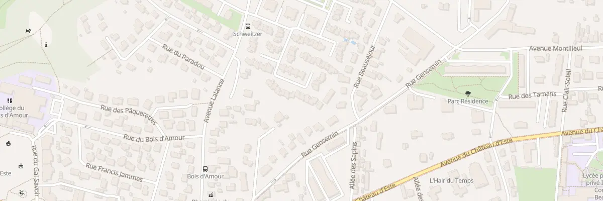Plan du 91 Rue Louis Barthou à Billère