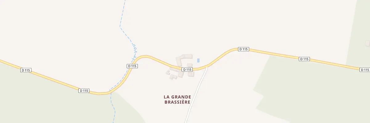 Plan du 1 Rte de la Grande Brassiere à Dampierre-sur-Boutonne