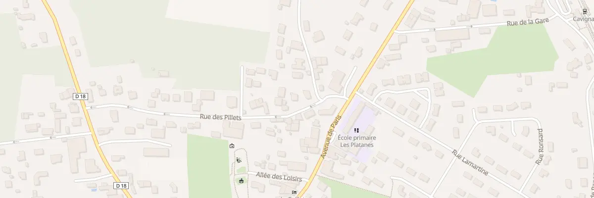 Plan du 4 Rue des Pillets à Cavignac