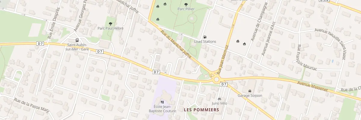 Plan du 40 Rue du Maréchal Joffre à Saint-Aubin-sur-Mer
