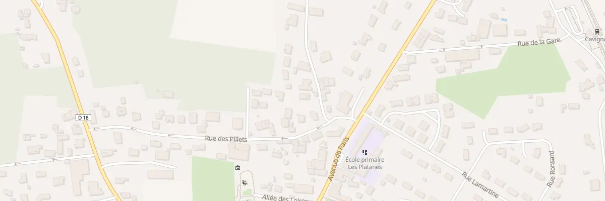 Plan du 3 Rue de Guindron à Cavignac