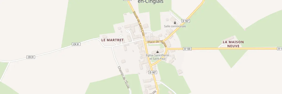 Plan du 17 Pl de l’Église à Pierrefitte-en-Cinglais