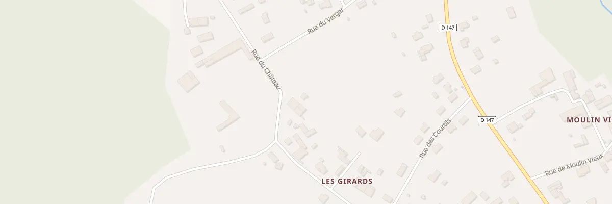 Plan du 50 Rue du Château à Ars