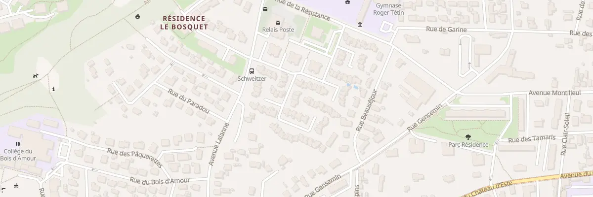 Plan du 61 Rue Louis Barthou à Billère