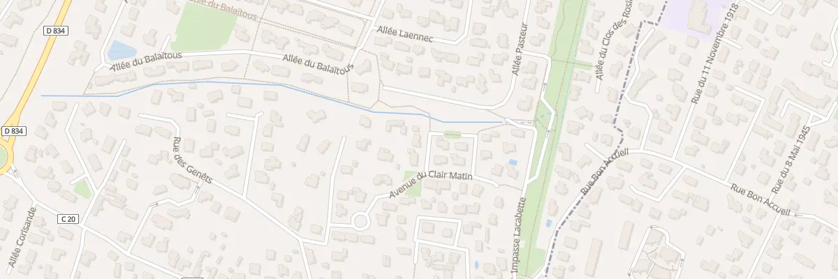 Plan du 18 Av Clair Matin à Lons