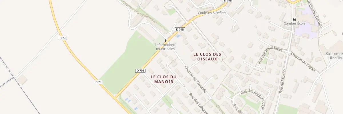 Plan du 12 Rue Georges Libois à Cambes-en-Plaine