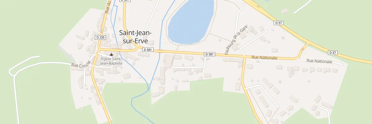 Plan du 22 Rue Nationale à Blandouet-Saint Jean
