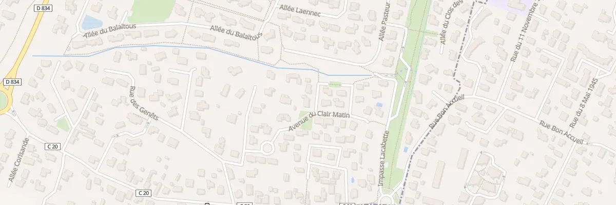 Plan du 20 Av Clair Matin à Lons