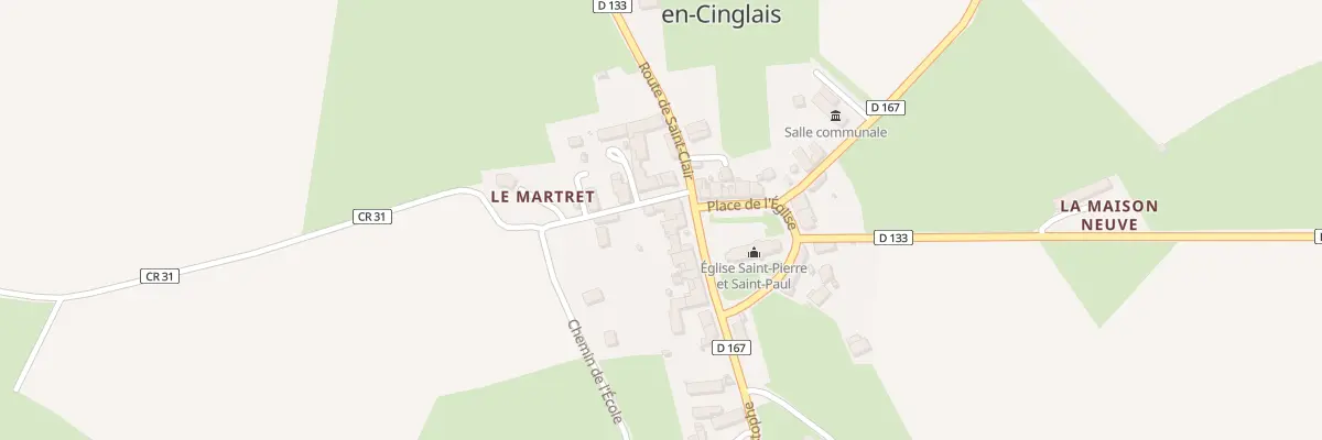 Plan du 19 Pl de l’Église à Pierrefitte-en-Cinglais