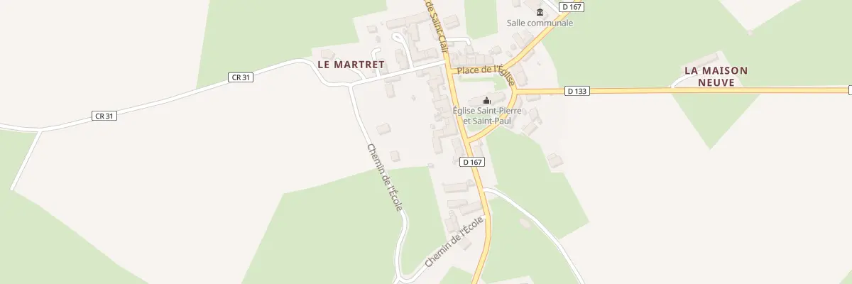 Plan du 7 Pl de l’Église à Pierrefitte-en-Cinglais