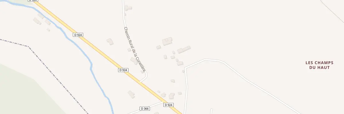 Plan du 72 La Conetiere à Briouze