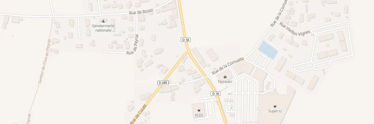 Plan du 9 Av de Paris à Cavignac