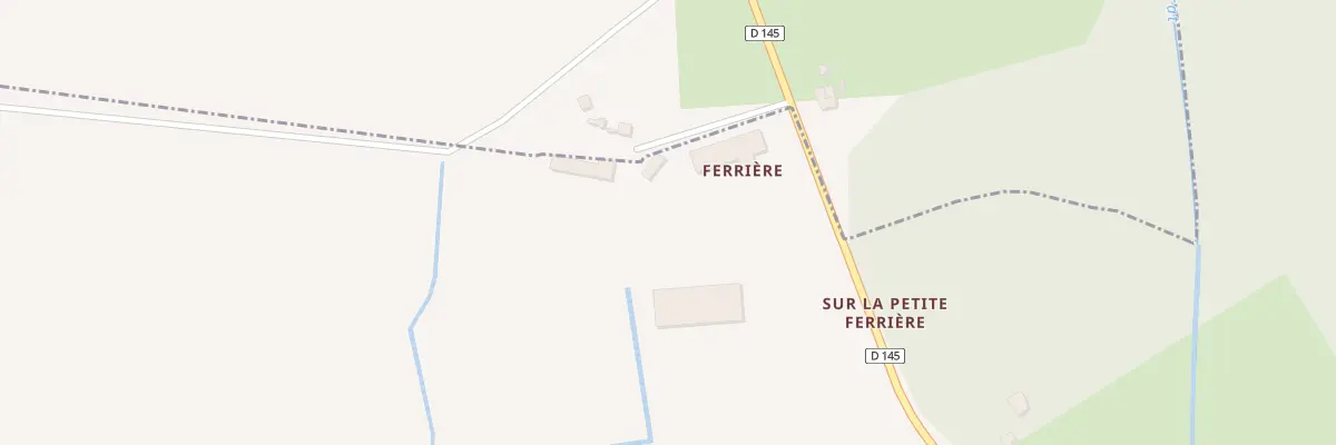 Plan du 5 La Ferriere à Bussac-Forêt