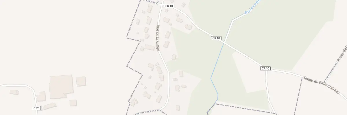 Plan du 45 Rue de la Vallée à Sarrigné