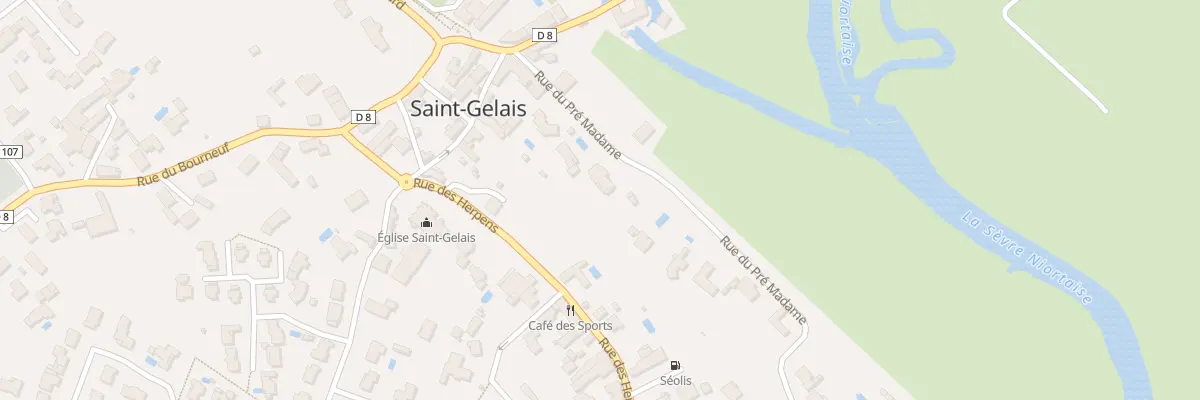 Plan du 124 Rue du Pré Madame à Saint-Gelais