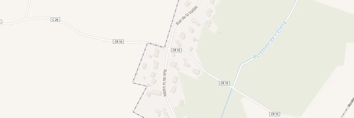 Plan du 39 Rue de la Vallée à Sarrigné