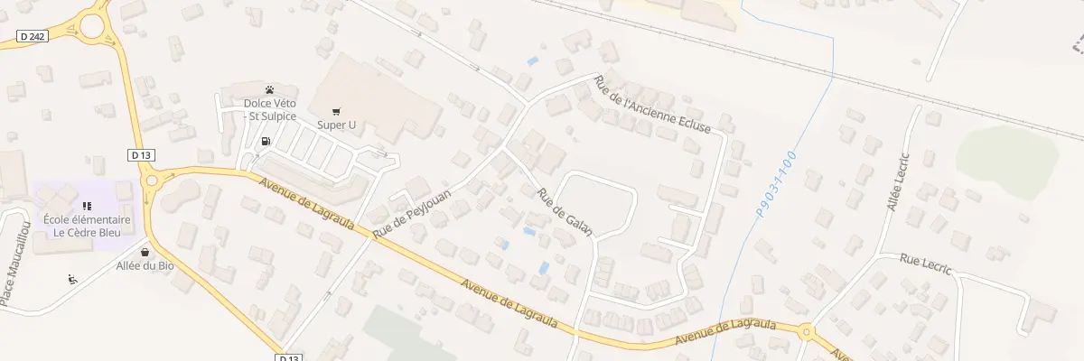 Plan du 27 Rue Galand à Saint-Sulpice-et-Cameyrac