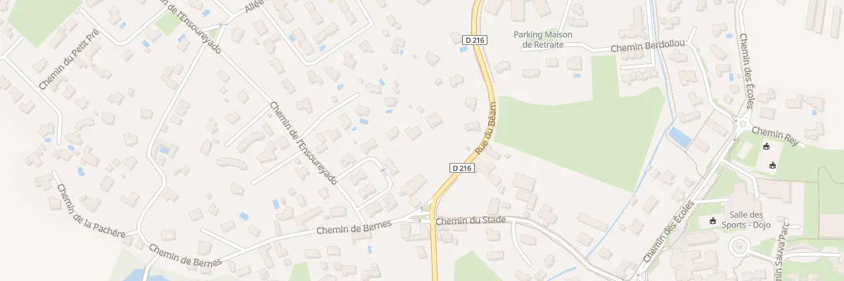 Plan du 40 Rue du Bearn à Sauvagnon