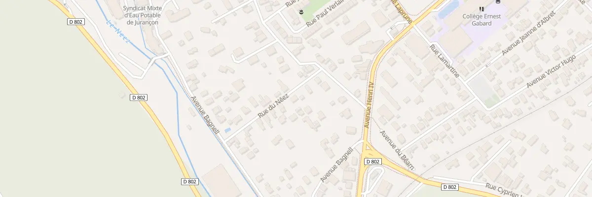 Plan du 5 Rue du Néez à Jurançon