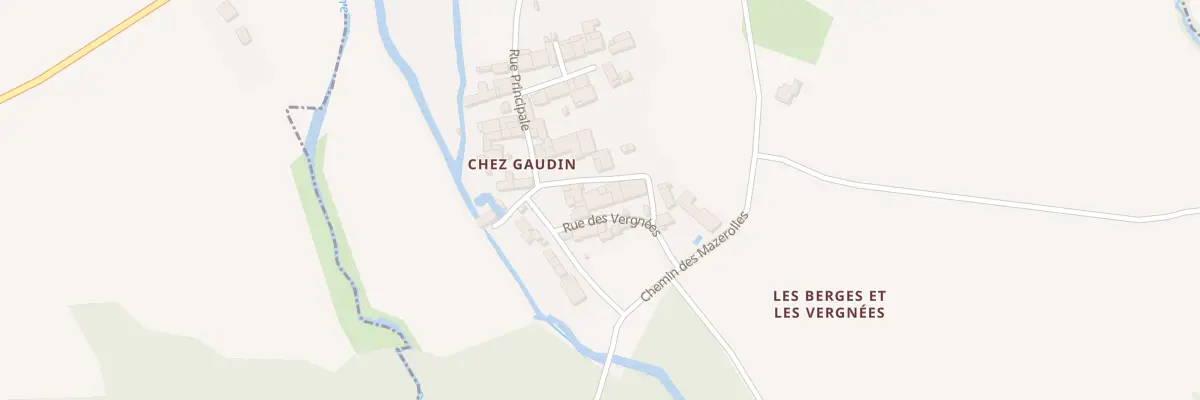 Plan du 5 Rue des Vergnées à Aujac