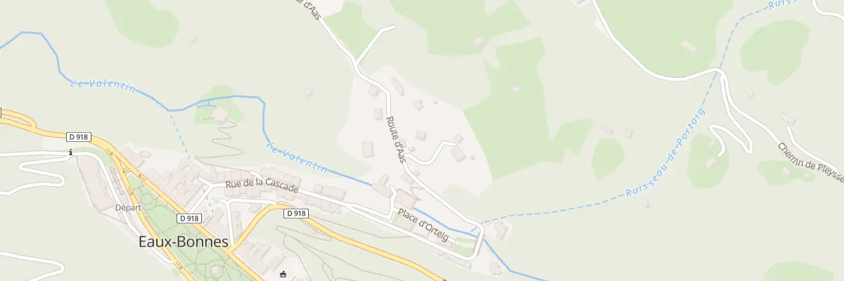 Plan du 9093 Rte d’Aas à Eaux-Bonnes