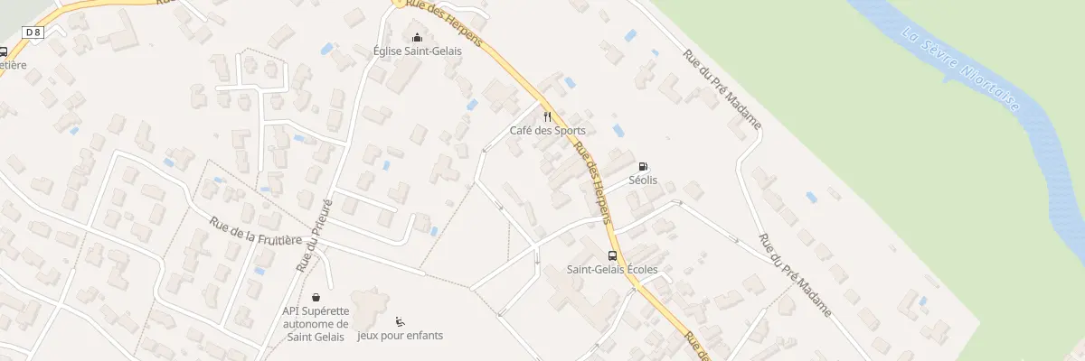 Plan du 264 Rue des Herpens à Saint-Gelais