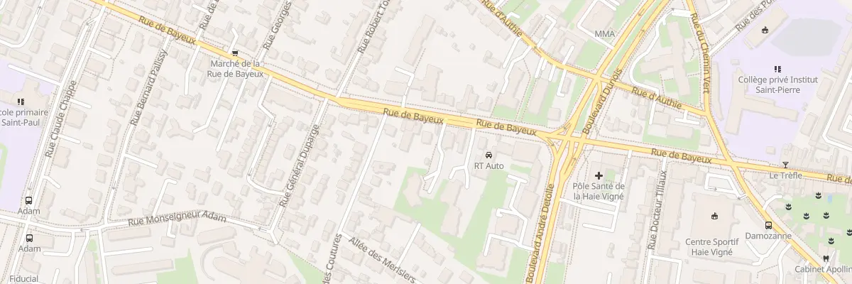 Plan du 163 Rue de Bayeux à Caen