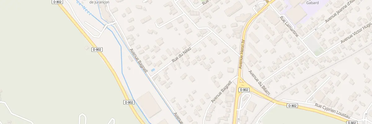 Plan du 9 Rue du Néez à Jurançon