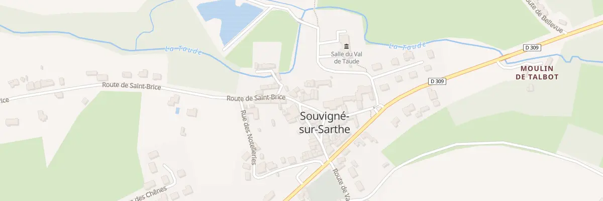 Plan du 11 Pl de L Eglise à Souvigné-sur-Sarthe