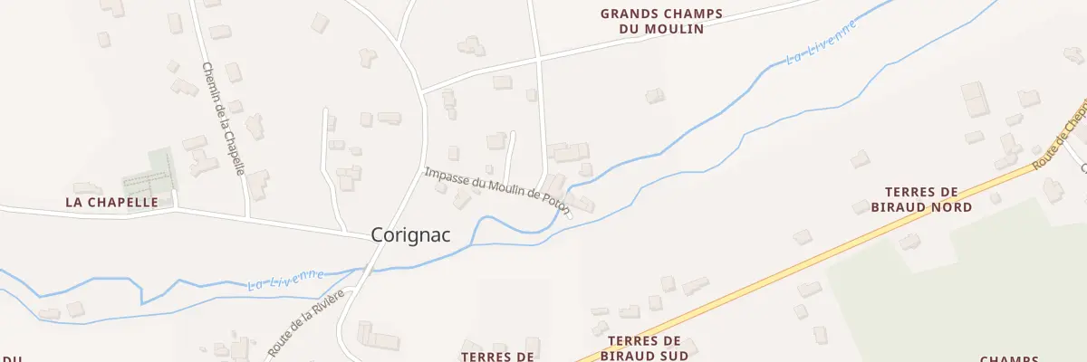 Plan du 8 Imp du Moulin de Poton à Corignac