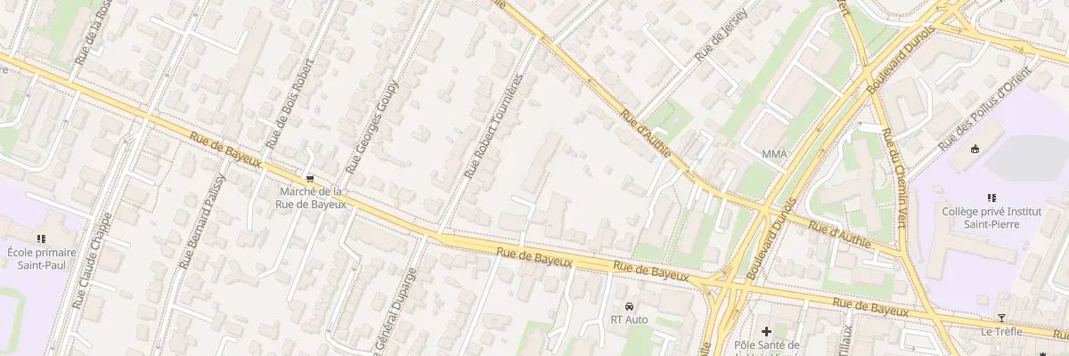 Plan du 176 Rue de Bayeux à Caen