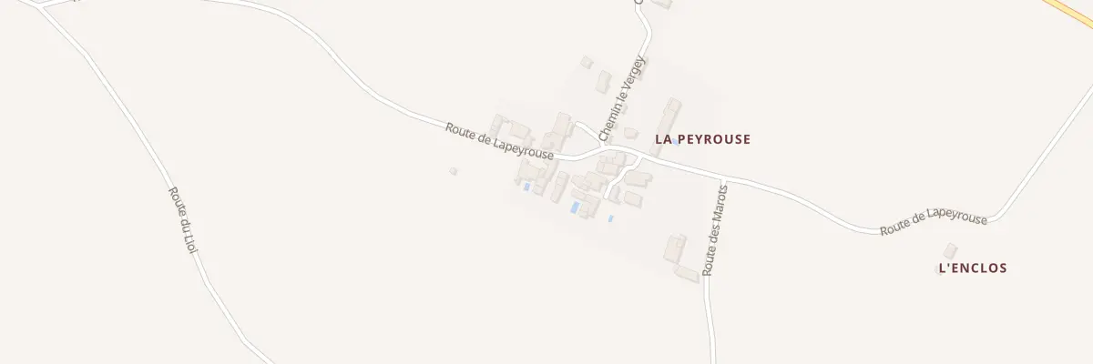 Plan du 17 Lapeyrouse à Budos