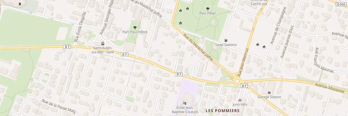 Plan du 184 Av du Général Koenig à Saint-Aubin-sur-Mer