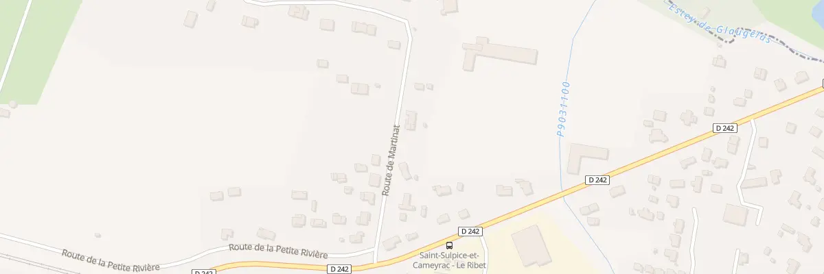 Plan du 9 Rte Martinat à Saint-Sulpice-et-Cameyrac