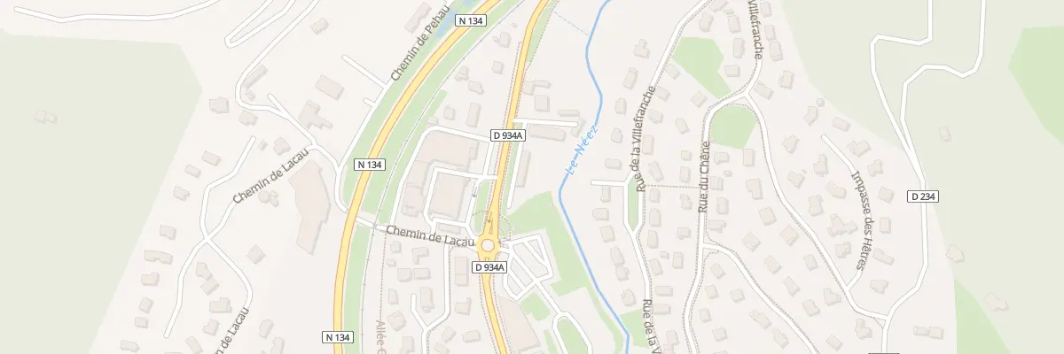 Plan du 46B Av Henri IV à Gan