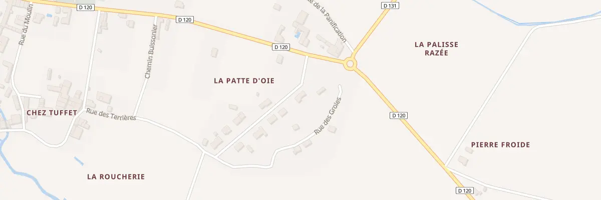 Plan du 5 Rue des Terrières à Migron