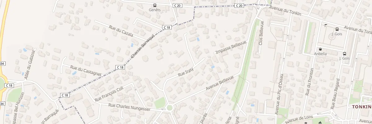 Plan du 23 Rue Iraty à Billère