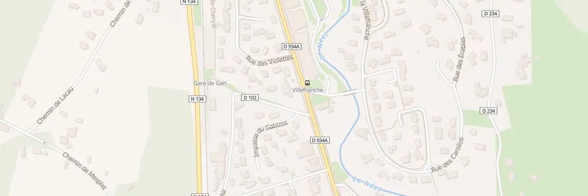 Plan du 41B Av Henri IV à Gan