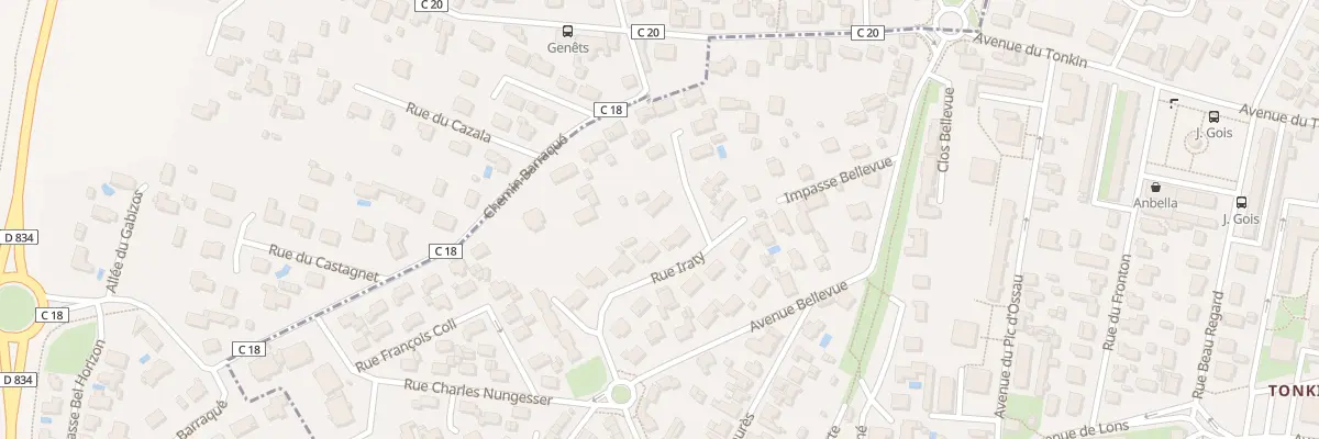 Plan du 25 Rue Iraty à Billère