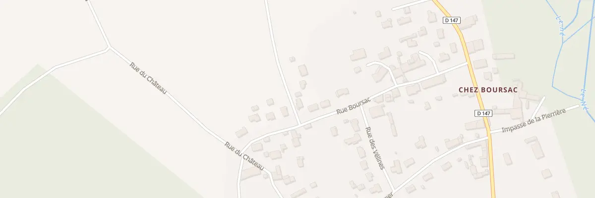Plan du 28 Rue Boursac à Ars
