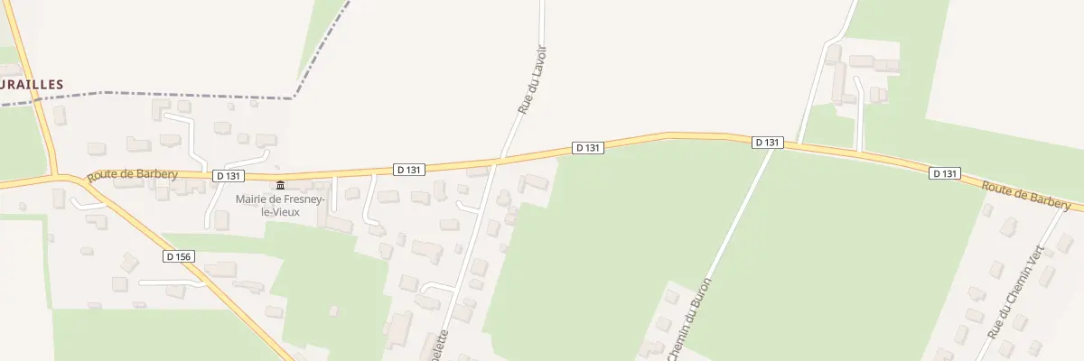 Plan du 27 Rte de Barbery à Fresney-le-Vieux