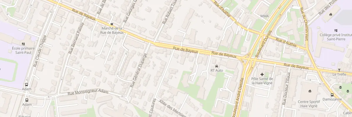 Plan du 165 Rue de Bayeux à Caen