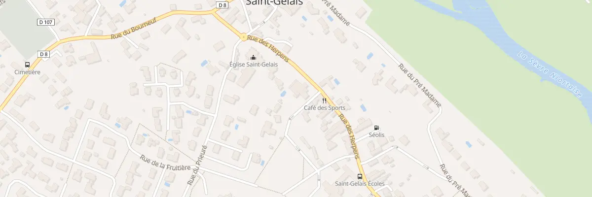Plan du 220 Rue des Herpens à Saint-Gelais