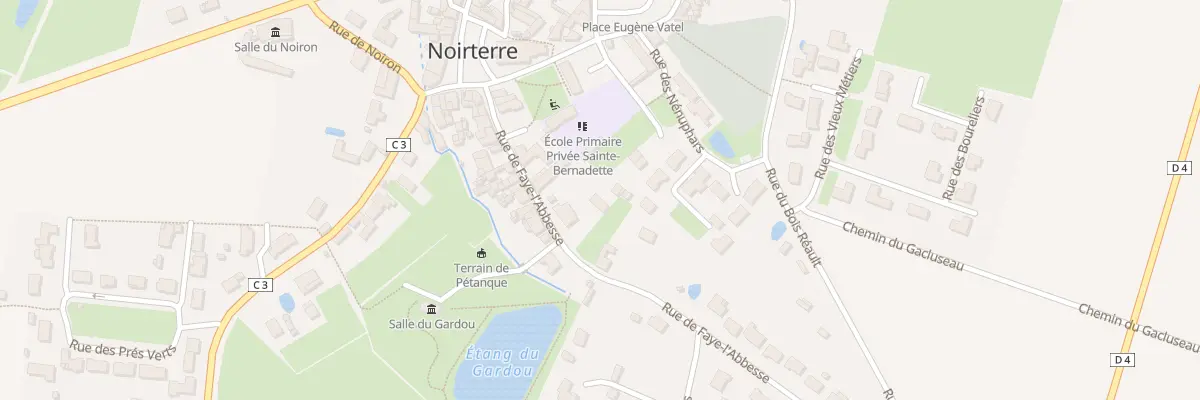 Plan du 17 Rue de Faye l’Abbesse Noirterr à Bressuire