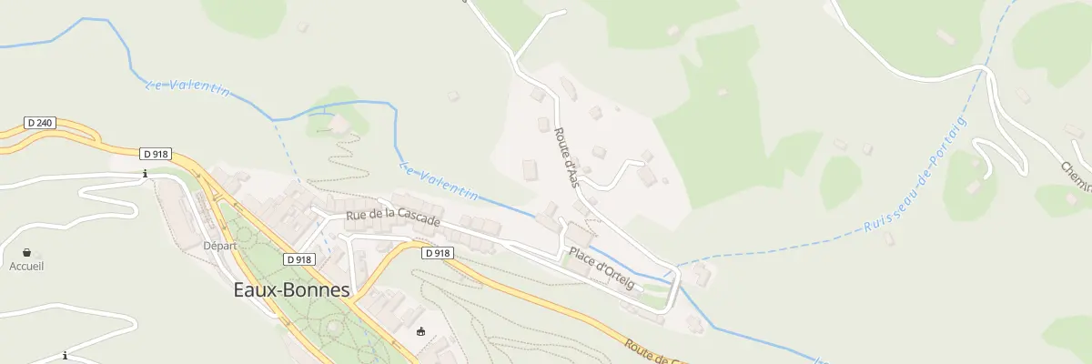 Plan du 5 Rte d’Aas à Eaux-Bonnes