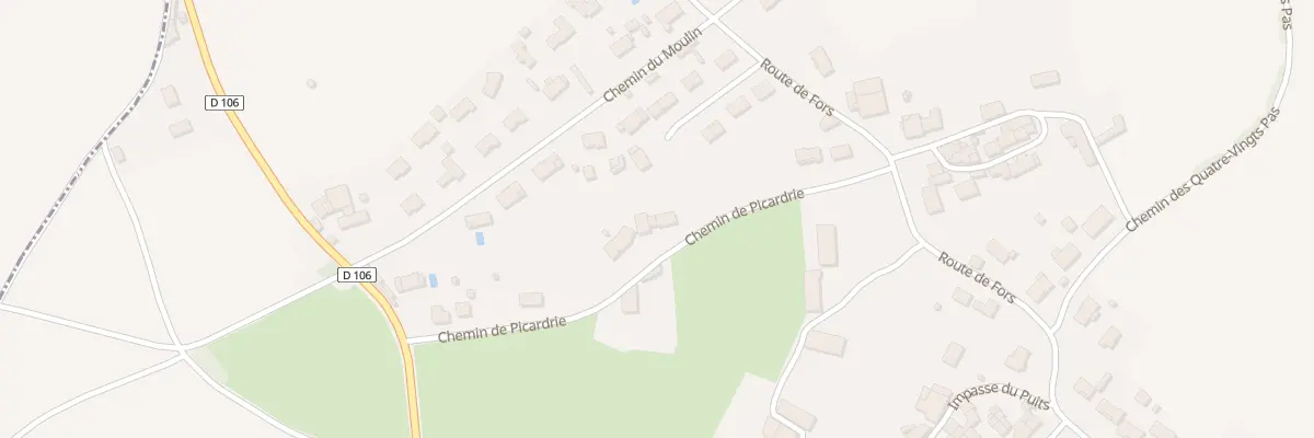 Plan du 9001 Che de la Picardrie à Juscorps