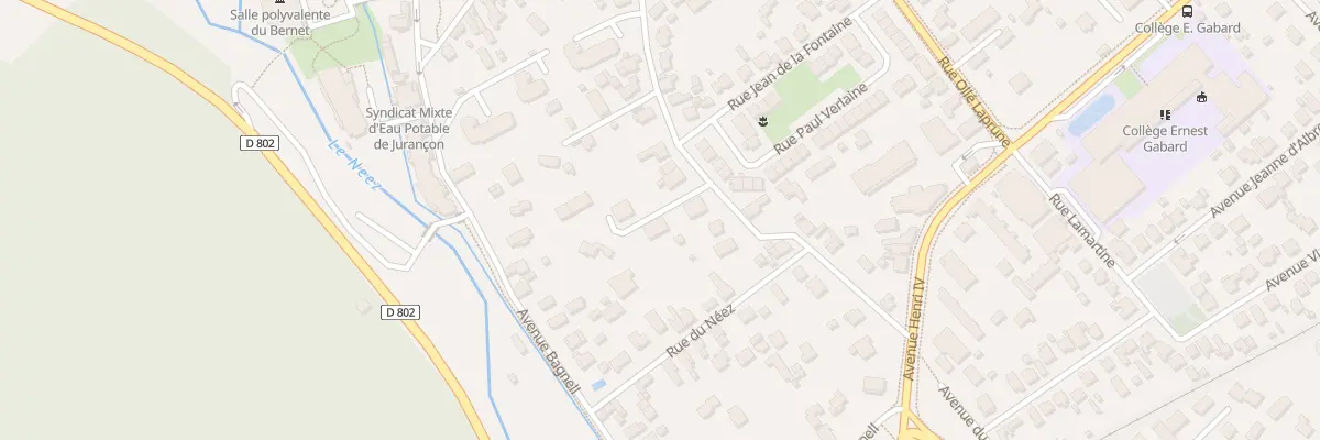 Plan du 15 Rue de la République à Jurançon