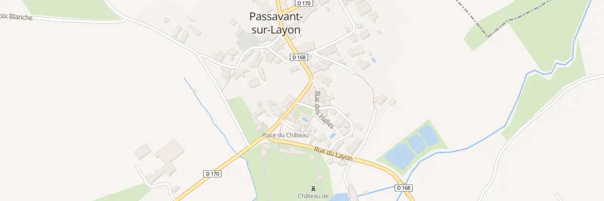 Plan du 13 Rue Palais de Justice à Passavant-sur-Layon